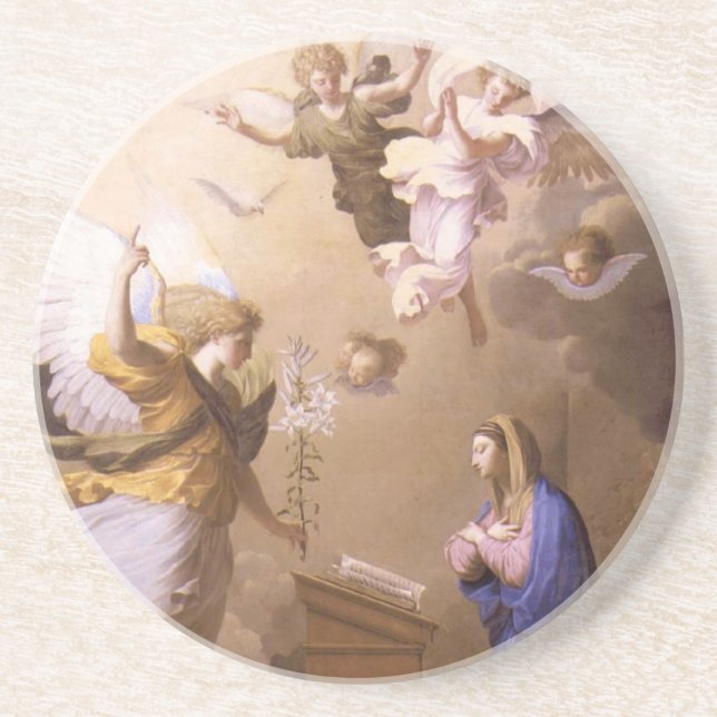 GLORY TO THE ANNUNCIATION COASTER (Front)