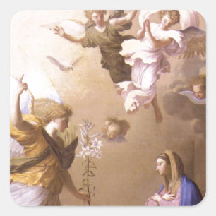 GLORY TO THE ANNUNCIATION SQUARE STICKER