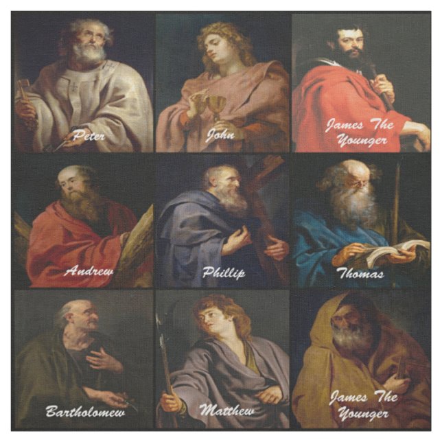 Glory To The Apostles Fabric (Swatch)