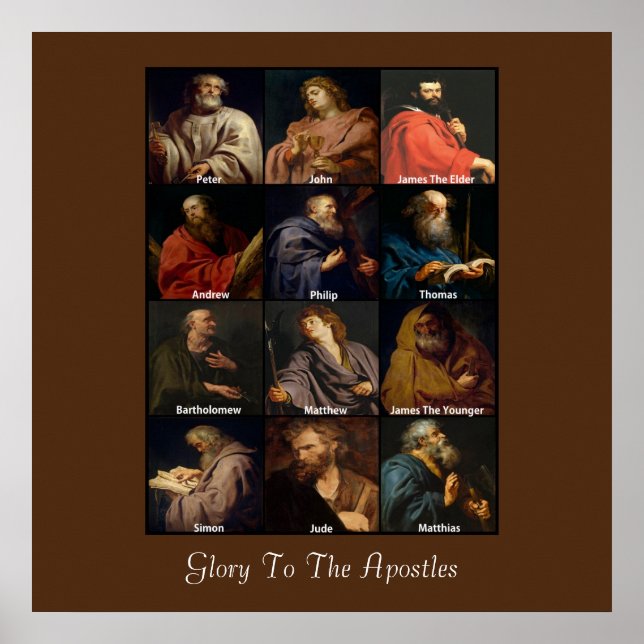 GLORY TO THE APOSTLES POSTER (Front)