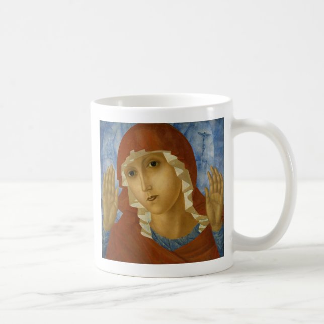 GLORY TO THE BLESSED VIRGIN MARY COFFEE MUG (Right)