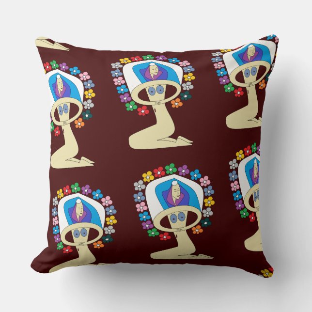 GLORY TO THE BLESSED VIRGIN MARY CUSHION (Front)
