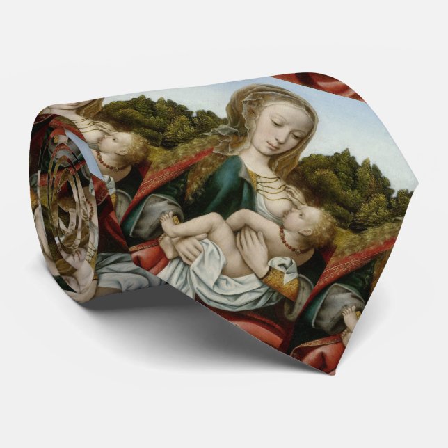 Glory To The Blessed Virgin Tie (Rolled)
