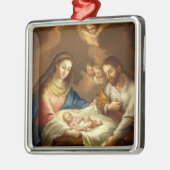 GLORY TO THE HOLY FAMILY METAL ORNAMENT (Left)