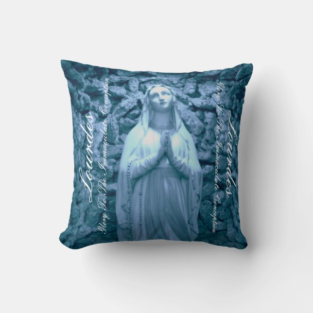 GLORY TO THE IMMACULATE CONCEPTION CUSHION (Front)