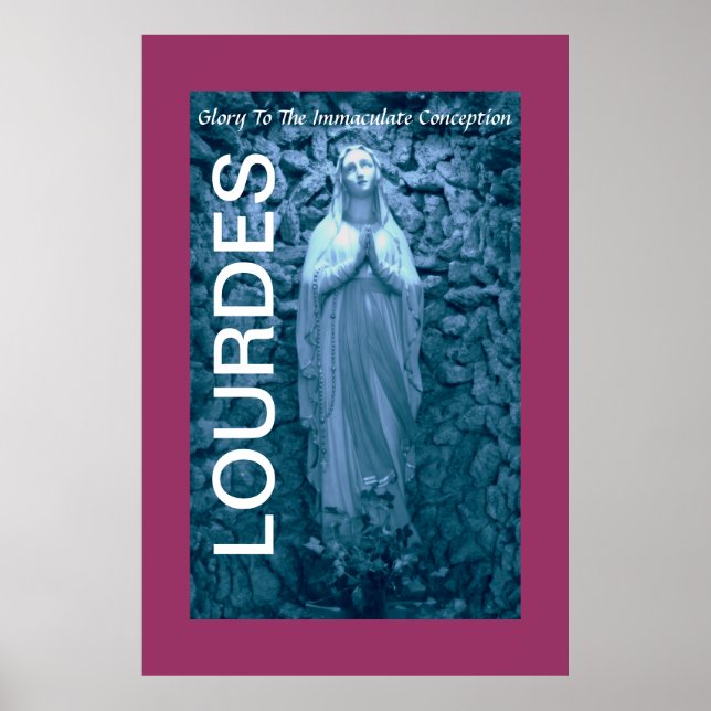 GLORY TO THE IMMACULATE CONCEPTION POSTER (Front)