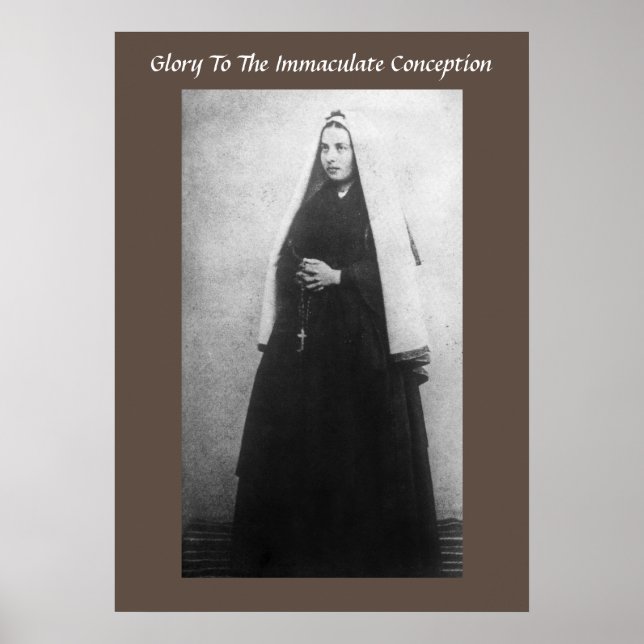 GLORY TO THE IMMACULATE CONCEPTION POSTER (Front)