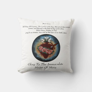 Glory To The Immaculate Heart Of Mary Cushion