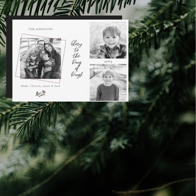 Glory to the King of Kings Collage Photo Christmas (Creator Uploaded)