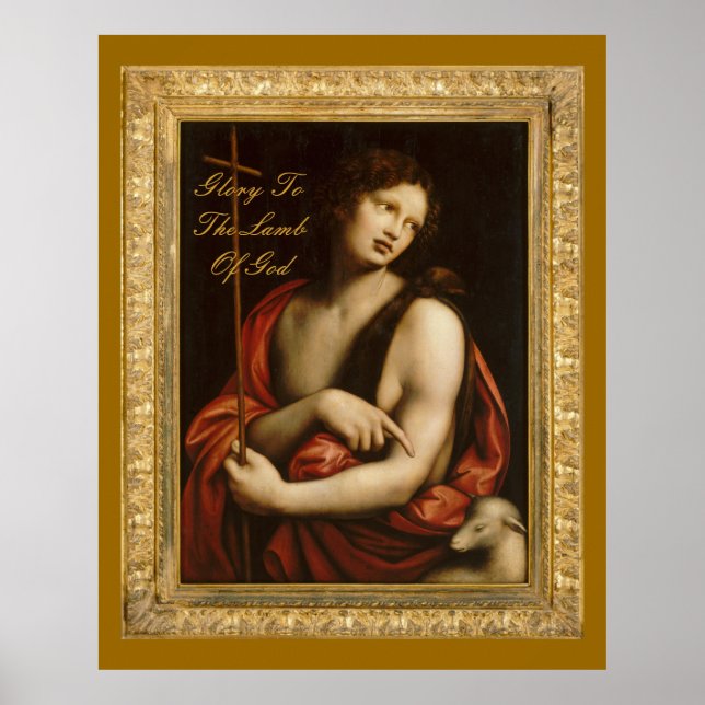 glory to the lamb of god (large 40x50) poster (Front)