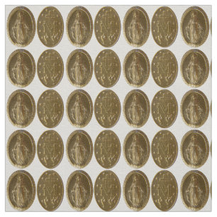 glory to the miraculous medal fabric