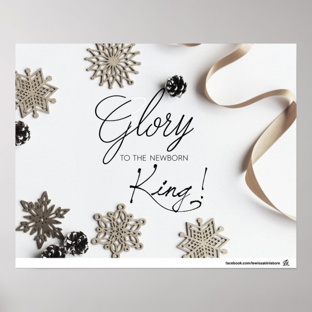 Glory to the newborn King! Poster (Front)