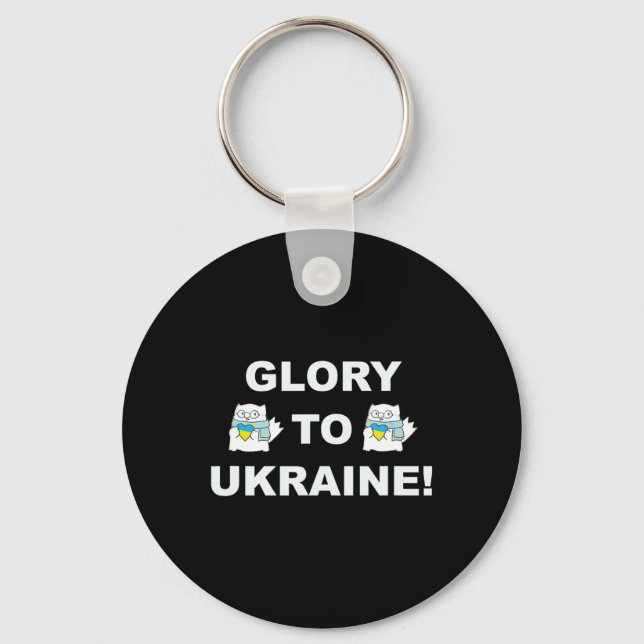 Glory To Ukraine 5  Key Ring (Front)