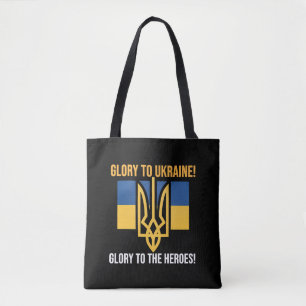 Glory to Ukraine! Glory to the Heroes! Tote Bag