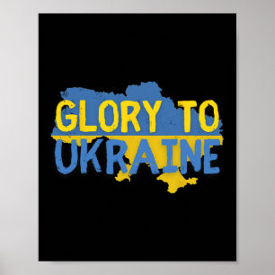 Glory To Ukraine Slava Ukraini  Poster