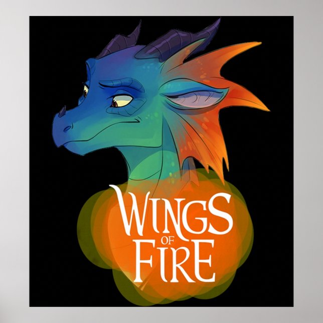 Glory wings fire art classic poster (Front)