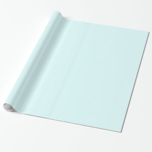 Glossy Baby Blue Wrapping Paper