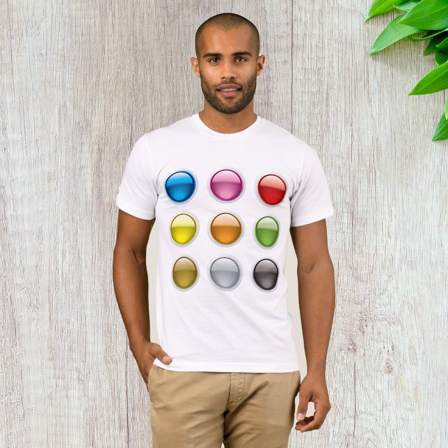 Glossy Coloured Button Icons Set T-Shirt (Creator Uploaded)