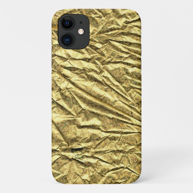Glossy gold foil Case-Mate iPhone case (Back)
