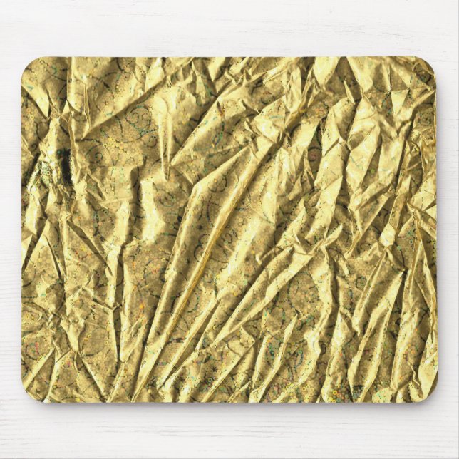 Glossy gold foil mouse pad (Front)