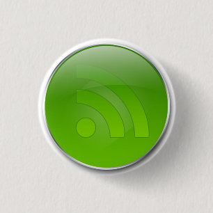 Glossy Green RSS Button