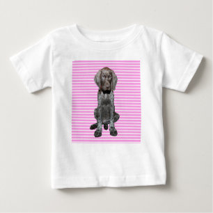 Glossy Grizzly Puppy Girl Baby T-Shirt