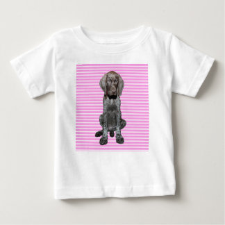 Glossy Grizzly Puppy Girl Baby T-Shirt