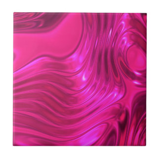 Glossy Hollywood Cerise Super Pink Ceramic Tile