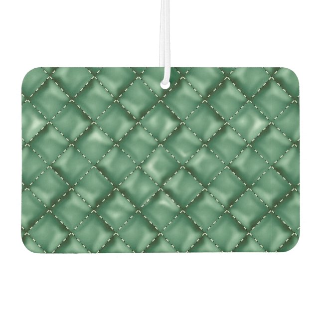 Glossy Leather Texture 3 Car Air Freshener (Front)