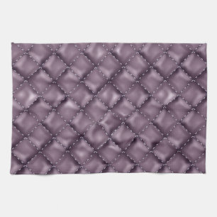 Glossy Leather Texture Tea Towel