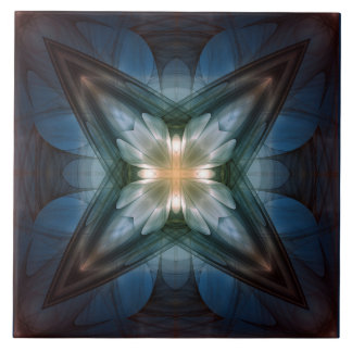 Glossy magical cross pattern ceramic tile
