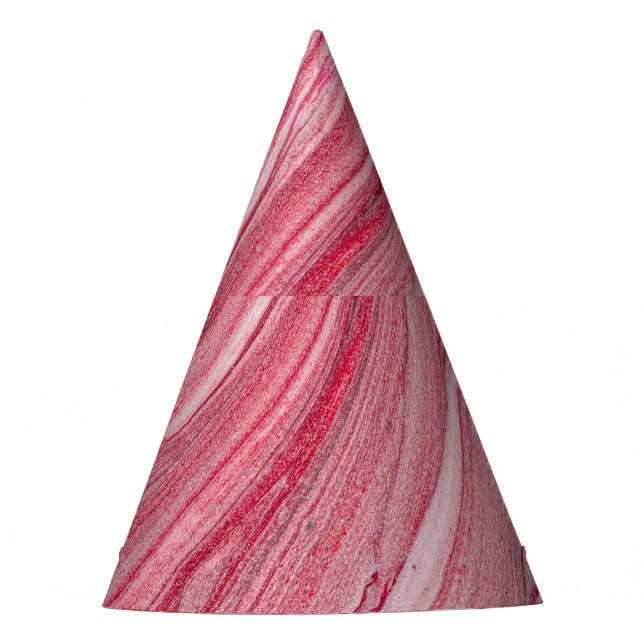 Glossy Nail Polish: Textured Background Party Hat (Front)