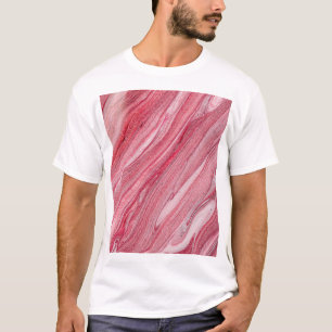Glossy Nail Polish: Textured Background T-Shirt