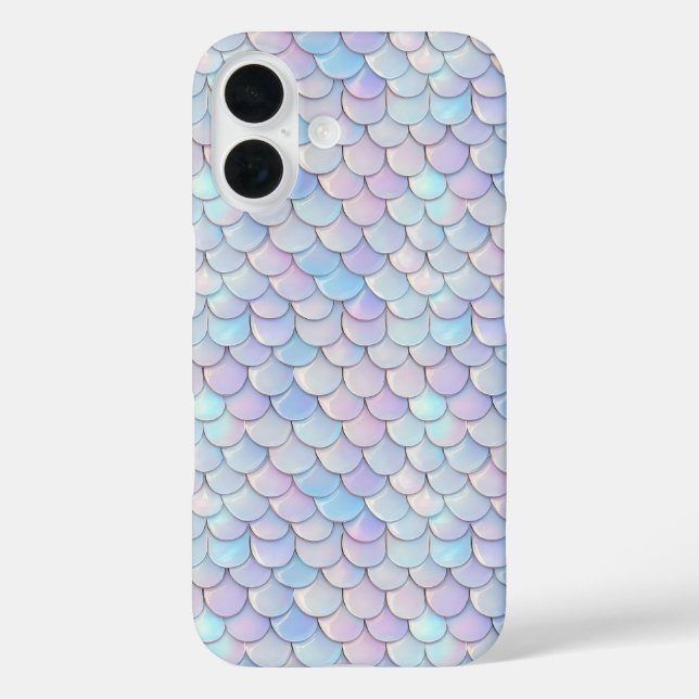 Glossy Pastel Purple Scale Case-Mate iPhone Case (Back)