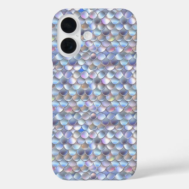 Glossy Pastel Scale Pattern Case-Mate iPhone Case (Back)
