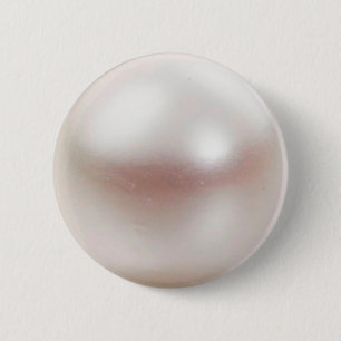 Glossy Pearlescent realistic pearl texture 6 Cm Round Badge