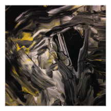 Glossy Poster modern abstract painting intuitive 