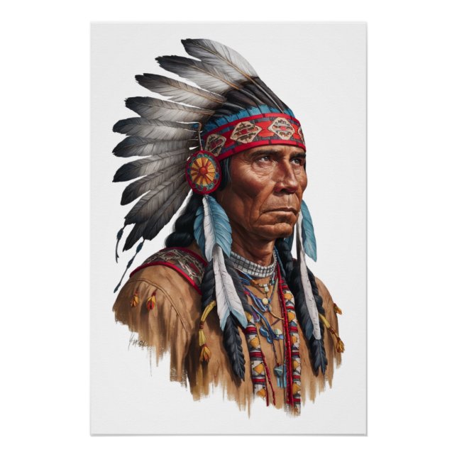 Glossy Poster - Native Americans (Front)