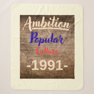 Glossy Poster Sherpa Blanket