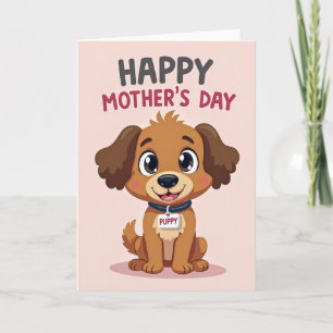 Glossy Puppy Celebration Card