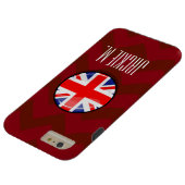 Glossy Round UK English Flag Case-Mate iPhone Case (Bottom)
