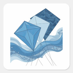 Glossy Silver WATERFALL Sticker Graphic