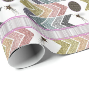 Glossy Wrapping Paper Abstract
