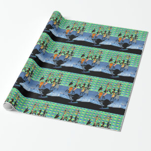 Glossy Wrapping Paper, African Women Wrapping Paper