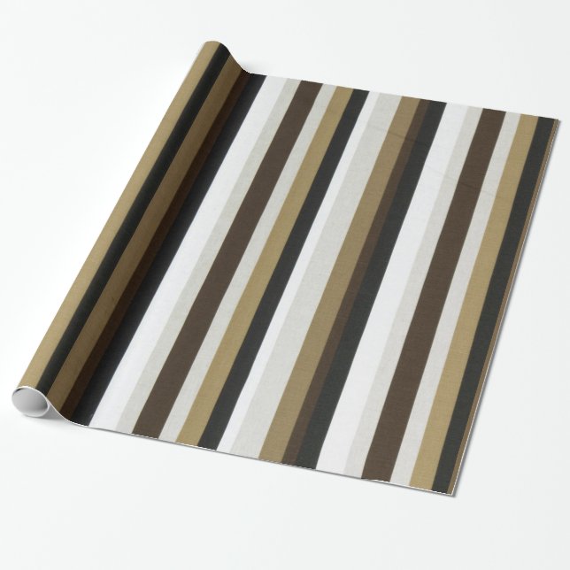 Glossy Wrapping Paper Brown & Beige Nature  (Unrolled)