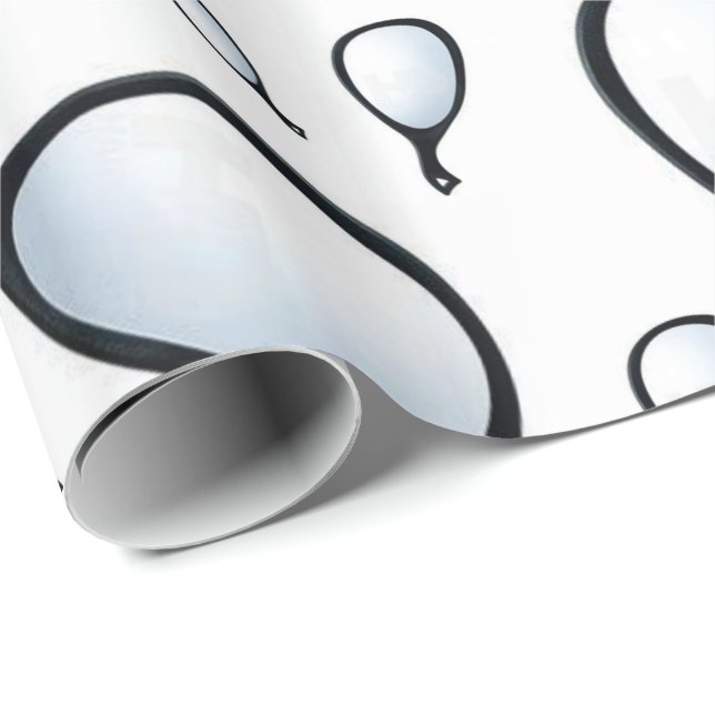 Glossy Wrapping Paper Hand Mirror Stylist Barber (Roll Corner)