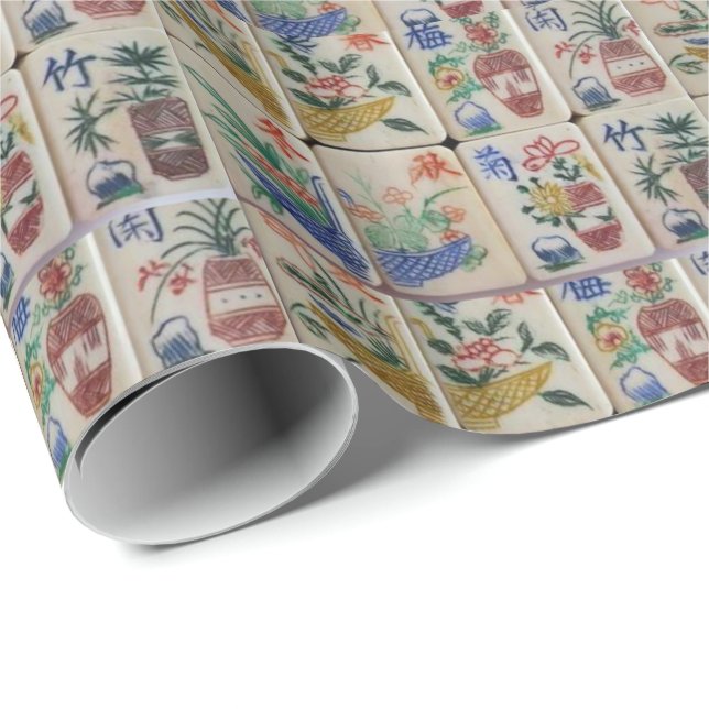 Glossy Wrapping Paper Mahjong (Roll Corner)
