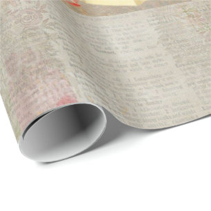 Glossy Wrapping Paper Paris France