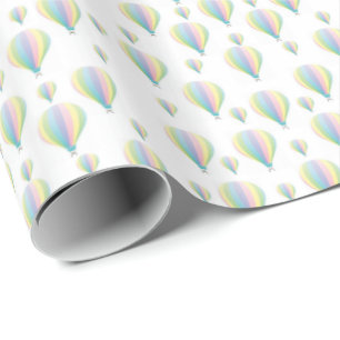 Glossy Wrapping Paper Pastel Parachutes