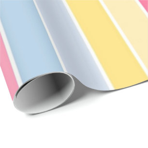 Glossy Wrapping Paper Pastel Stripe